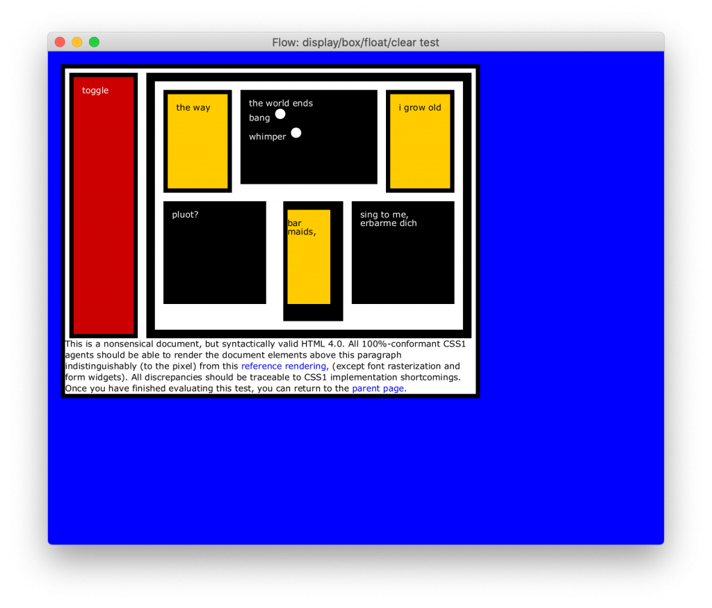 Flow browser passes the Acid tests Ekioh